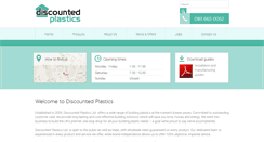 Desktop Screenshot of discounted-plastics.com